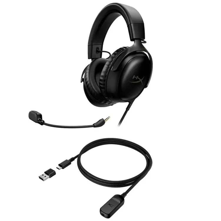 هدست هایپرایکس کلود3 بلک -Cloud 3 black HyperX