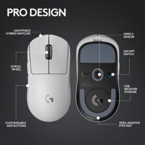 موس Logitech G Pro X Superlight 2 سفید