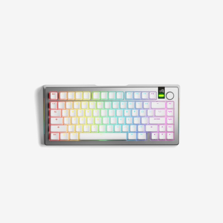 کیبورد Glorious GMMK 3 PRO Prebuilt Wireless 75% Silver
