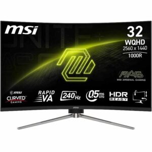 مانیتور گیمینگ MSI مدل MAG 325CQRXF E2 سایز ۳۱.۵ اینچ