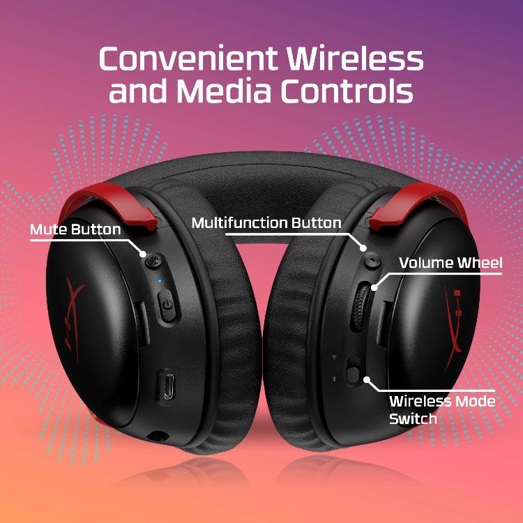 هدست HyperX Cloud III S Wireless مشکی - Image 3